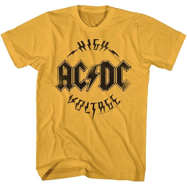 Amazon | ACDC High Voltage 1975 Rock & Roll メンズ 半袖 Tシャツ